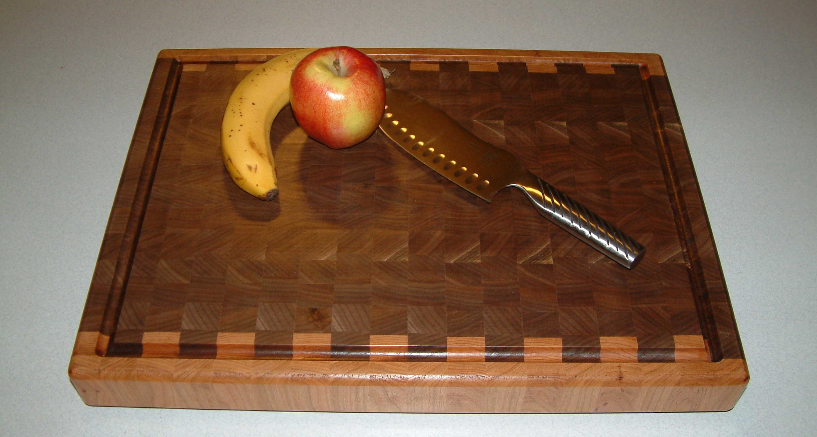 Walnut with Cherry ends